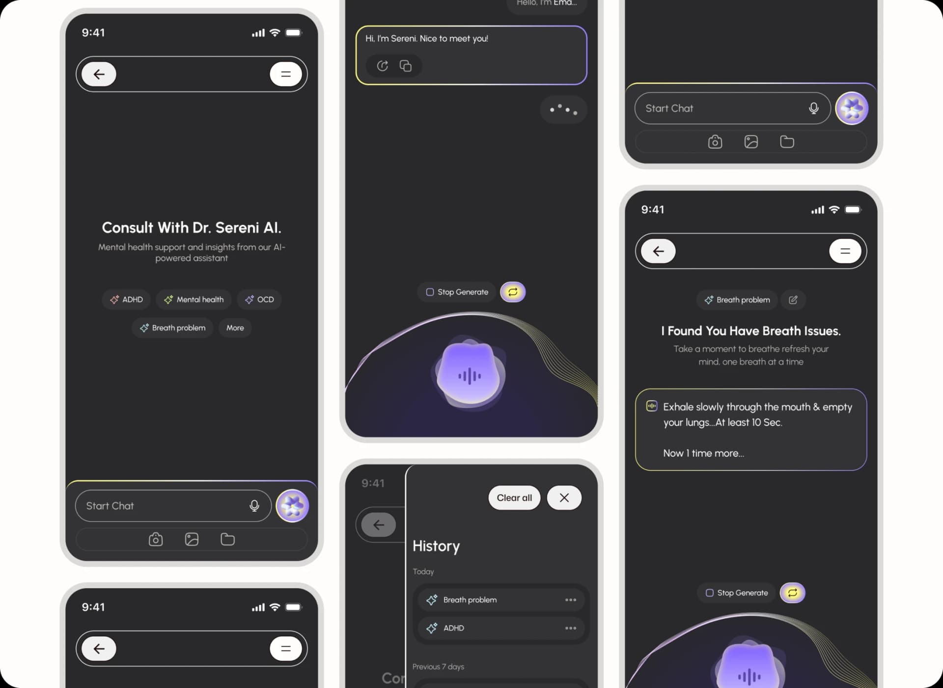 sereni mind mobile layout