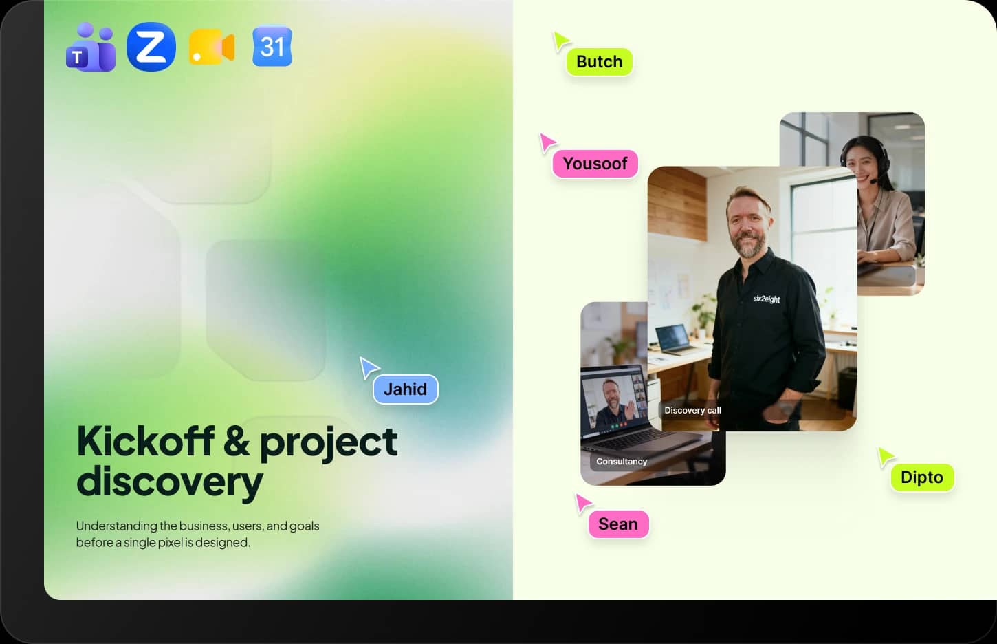 Project discovery phase and initial UX strategy mapping workshop